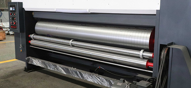 Corrugated Carton Flexo Printing Machine 2 Color With Die Cutter