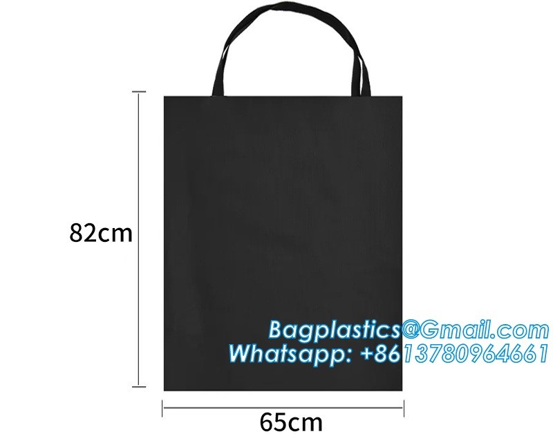 Extra Large Moving Bags, 4 Pack Heavy Duty Totes For Storage with Visible Window, Wrap Around Handles, Storage Bag