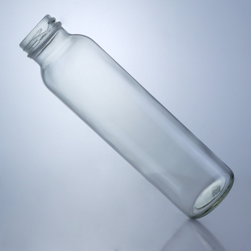 Industrial Beverage General Flint Glass Water Bottle with Screw Cap 350ml 500ml 750ml