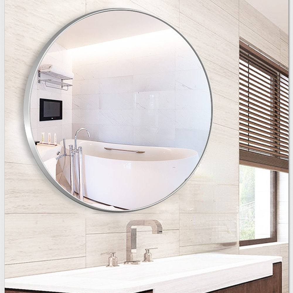 Home Wineshop Must-Have Art Deco Design Style Genuine Gold Vanity Framed Wall Mirror