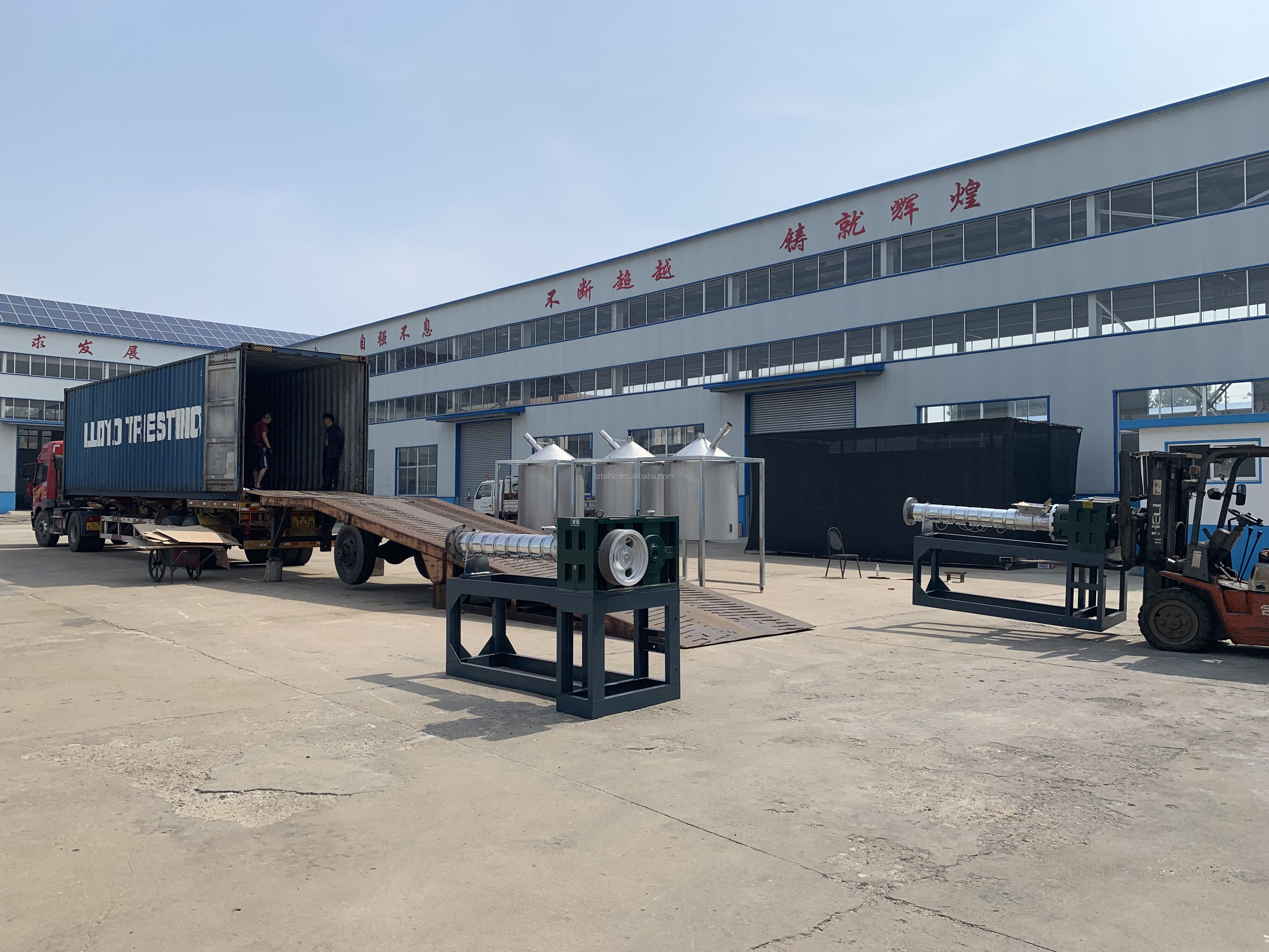 Double Stage Single Screw PP PE ABS Plastic Granules Pelletizer Extruder