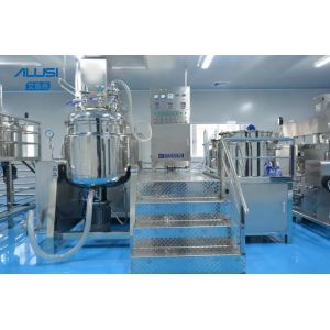 Buy cheap Cream Vacuum Emulsifying Mixer Machine With Heating Function homogenizer machine from wholesalers