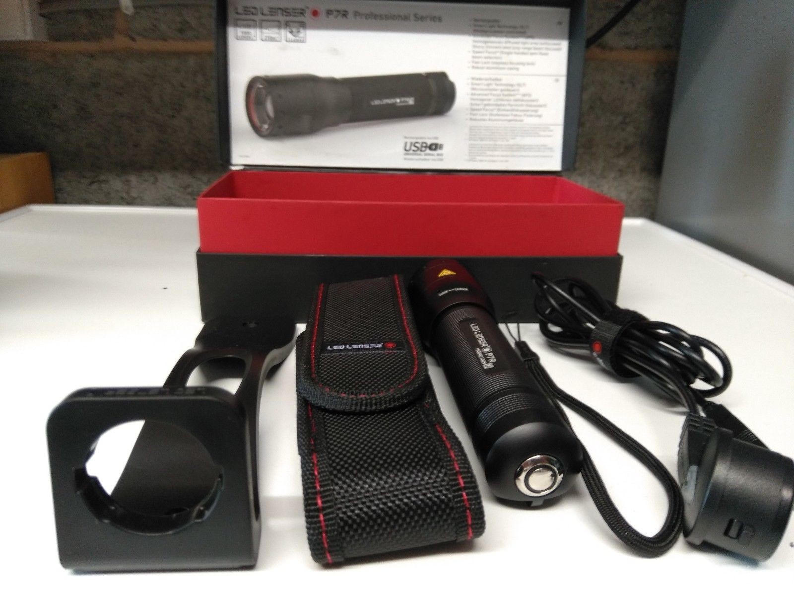 LED Lenser P7R Rechargeable Flashlight made in China from Golden Rex Group Ltd