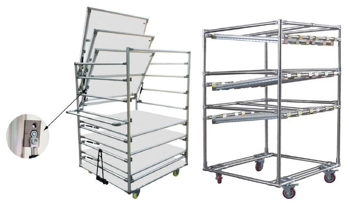 The Third Generation Lean Pipe Aluminium Alloy Tube For Trolley Cart