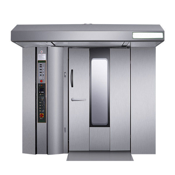 Rotating Convection Industrial Baking Oven Digital Timer 3500kg Low Exhaust Emission