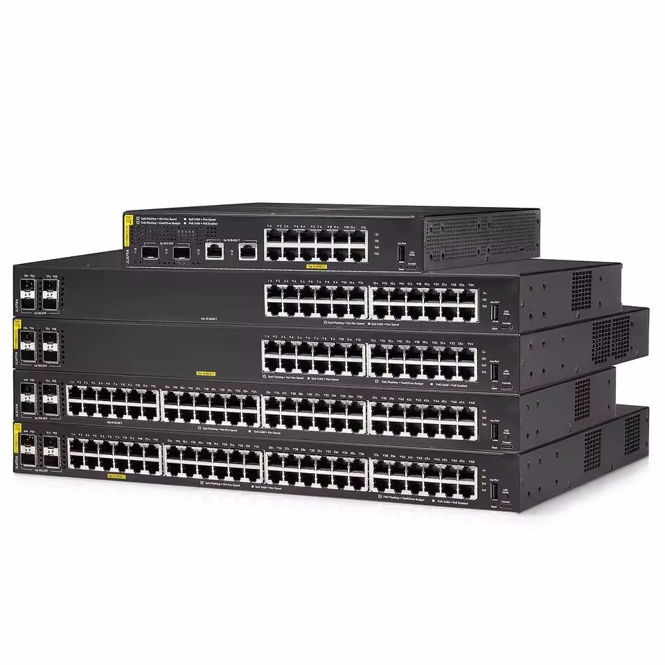 Customized JL678A CX6100 Serials 24x 10/100/1000Mbps and 4x 1/10G SFP Ports Ethernet Switch for Custom Network Solutions