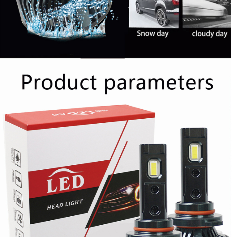 F5 Faro Focos H7 White Headlight Bulbs H4 Lamp 110W High Power Led Head