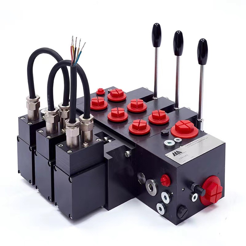 CAN Explosion Proof Load Sensitive Proportional Multiway Valve 3 Series 3 Connection And 5 Series 3 Connection