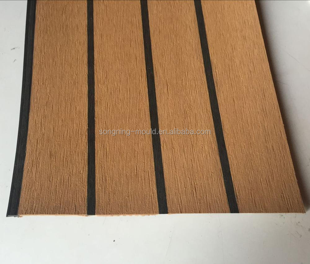 Outdoor Synthetic Teak Boat Rubber Floor Deck for Eco-Friendly Boating