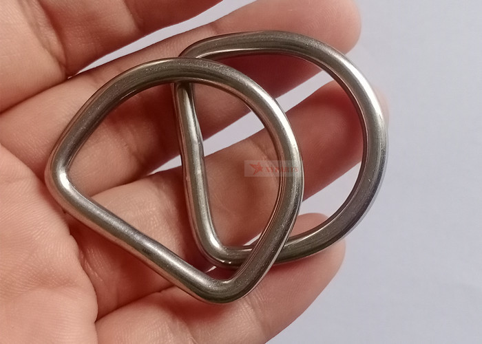 3 X 25 X 30 Mm Stainless Steel D Type Lacing Rings For Fixing Insulation Jackets