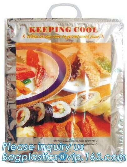 custom bulk waterproof large soft folding food delivery picnic lunch tote grocery cooler bag aluminum foil thermal bags