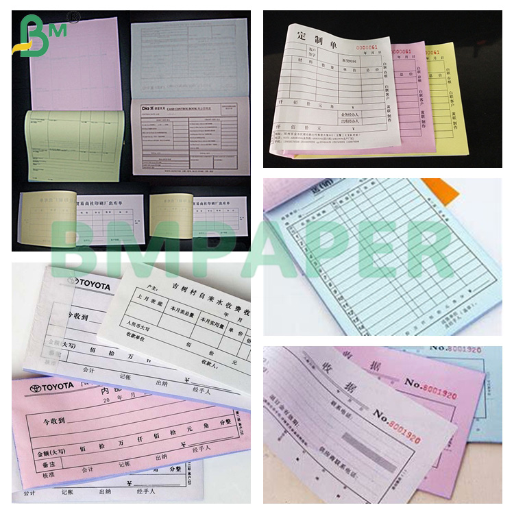 21lb 3ply Blue Carbonless Copy Paper NCR Paper For Computer Printing 