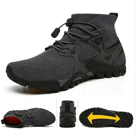 Safety Shoes Steel Head Anti-Fall Anti-Slip Net Light Anti-Static