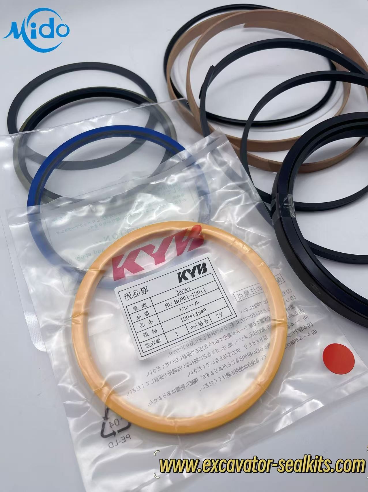 High Temperature Mechanical Seal SY350-9 SANY Excavator Arm Hydraulic Cylinder Seal Kit With And Superior Performance