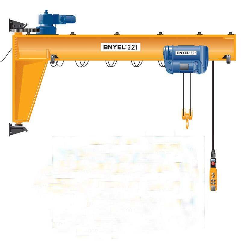 OEM ODM 0.5T Wall Mounted Jib Crane 180 Degree Swing Arm Jib Crane