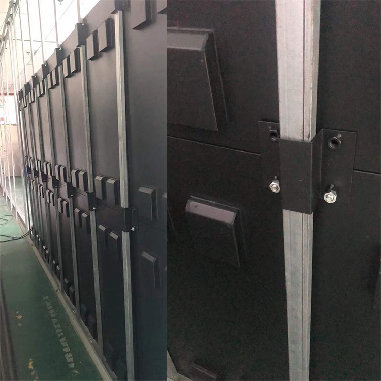 Front Access 500x1000mm Outdoor LED Video Wall Iron Waterproof Cabinet P4.81