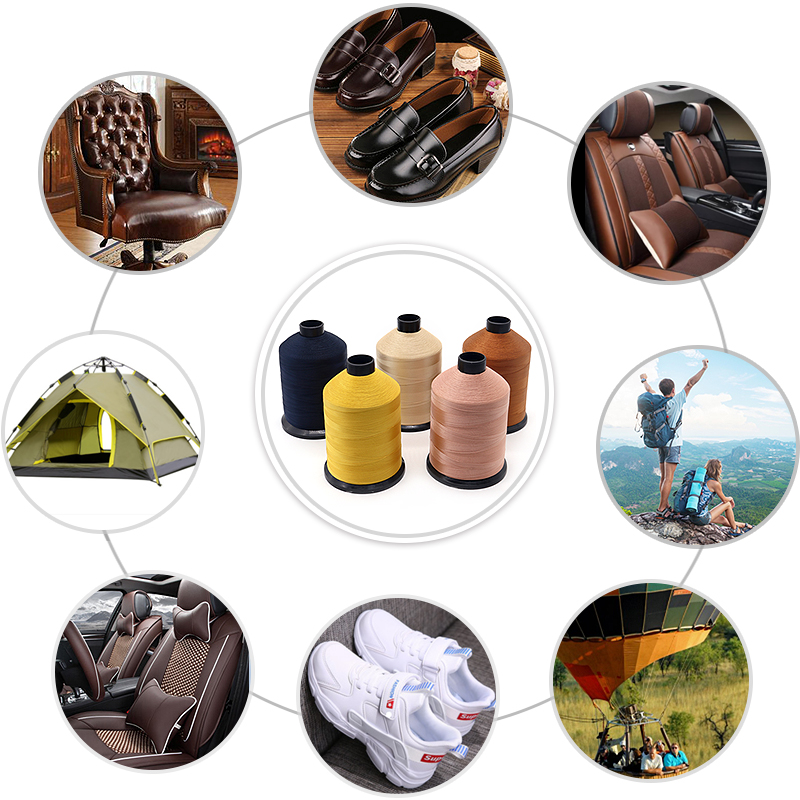 High Tenacity Nylon66 Sewing Thread for Shoes Sofa Garment Leather TEX70 Tkt40 210D/3