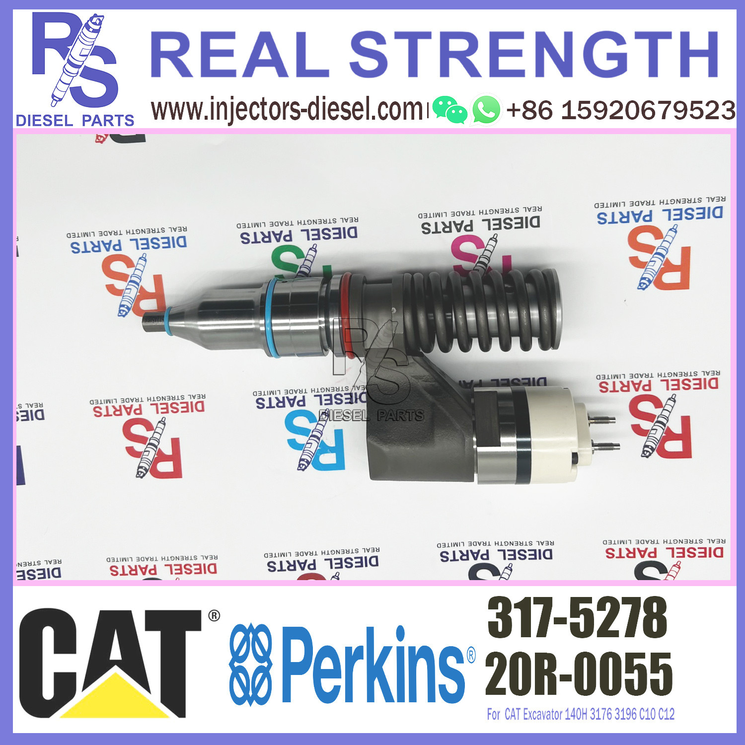20R0055 Caterpillar C12 Injectors 20R-0055 3175278 317-5278 For 140H 3176 3196 C10