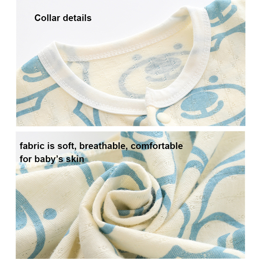 Wholesale Newborn Printing 100% Cotton Baby Romper Custom Unisex Baby Bodysuits