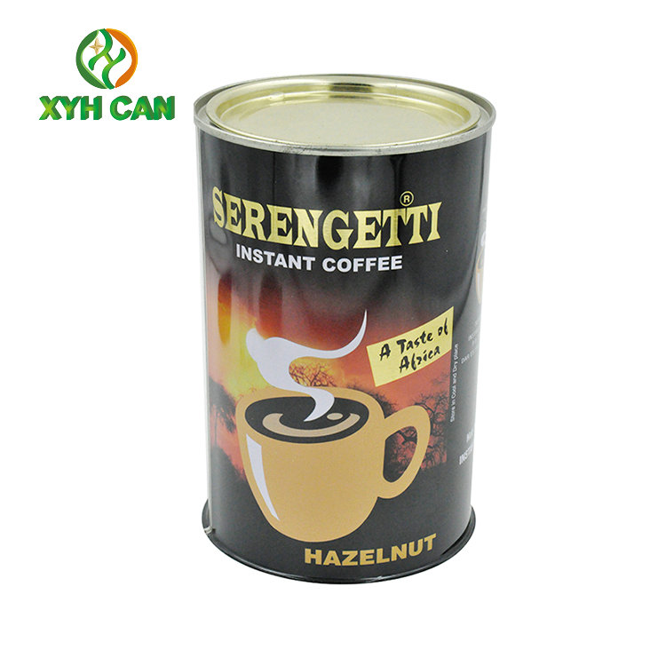 Eco - Friendly Metal Tin Can Buckle Lid Tin Box Milk Powder Custom Logo