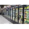 Buy cheap Self Contained Upright Glass Door Freezer Low Temperature 3 4 5 6 Doors from wholesalers