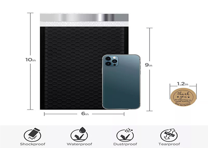 Color Custom Shockproof Bubble Mail Bag Waterproof Dustrproof Tearproof