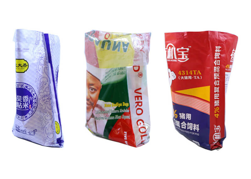 15KG Rice Bopp Laminated Woven Sacks , 25Kg Woven Polypropylene Bags For Sale
