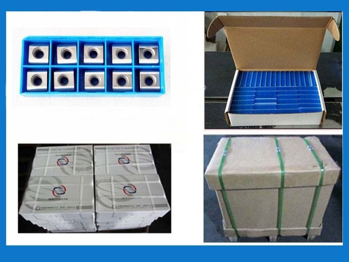 Sand Blasting Tungsten Carbide Inserts For Refractory Alloys Milling Cutter Inserts 2200 TRS