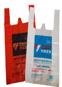 China Recycled Reusable Colored Plastic Merchandise Bags For Grocery , Clothes Store on sale