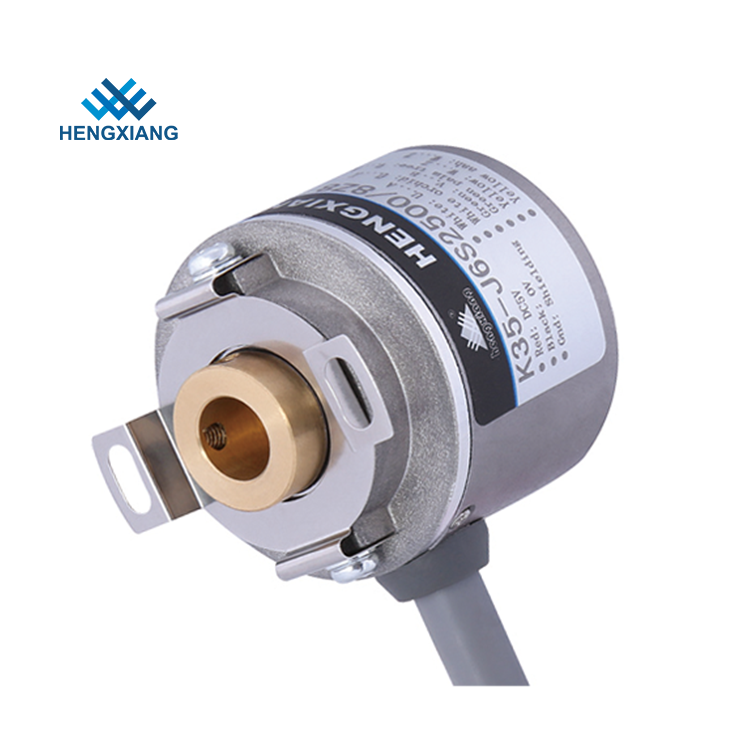 Buy cheap 1024ppr Optical Hollow Shaft Incremental Encoders UVW 8mm Servo Motor Textile product