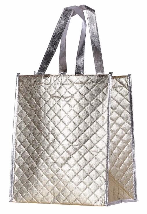non-woven promotional shopping bag ultrasonic non woven bag, Custom printed tote non woven bag shopping shoulder bag pri