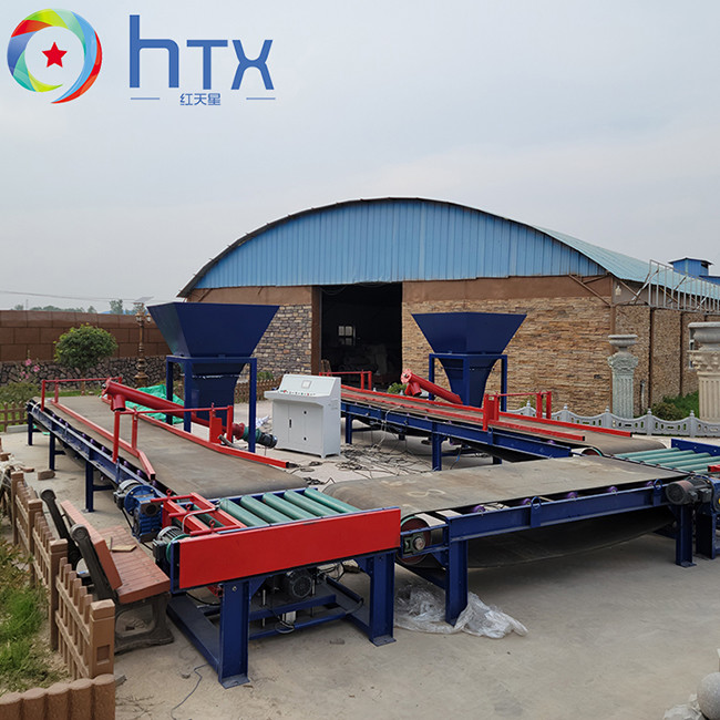 Labor Saving Automatic Wall Panel Concrete Dosing System Floor Tile Making Machine