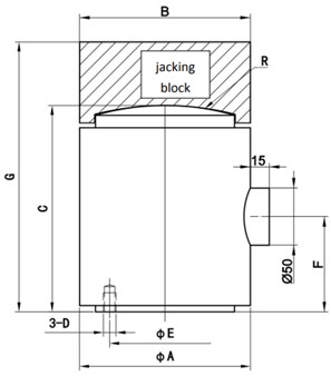 Heavy Duty Analog Column Type Load Cell 10T 30T 50T 100T 200T 300T 500T 1000T Designed for Compression Testing Machine