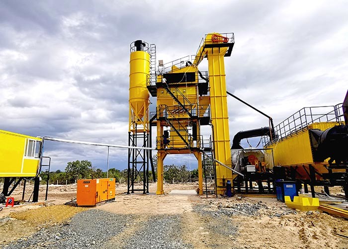 80TPH Mobile Asphalt Mixing Plant