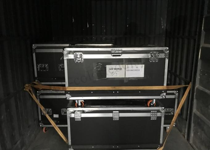 Epistar Rental Led Display Screen Backlit TP10 1R1G1B With 640x640mm Cabinet