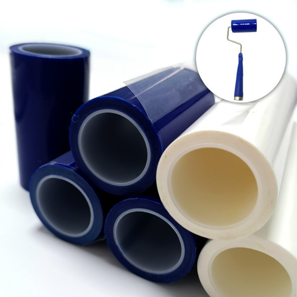 Various Color Dust Removing Sticky Roller For Cleanroom 2 / 4 / 6 / 8 / 12 Inches