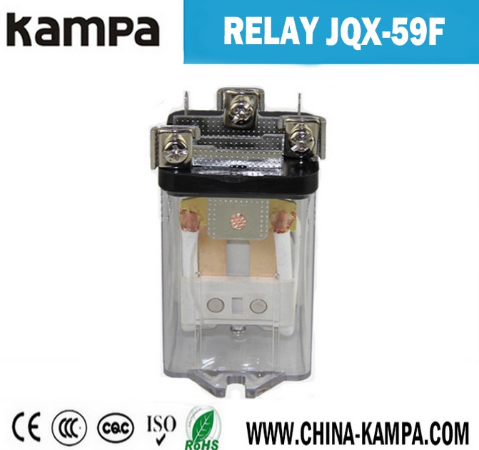 JQX-59F 1Z AC250V/24VDC 80A spdt General Purpose Big Power Relay