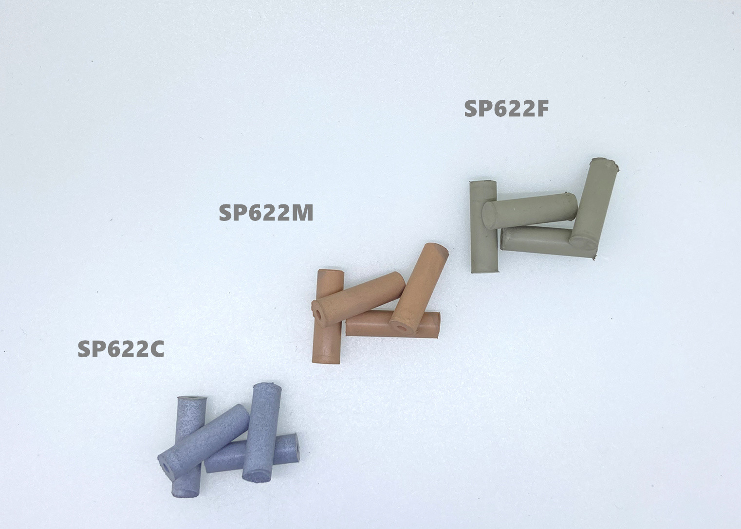 Porcelain Ceramics Dental Polishing Stone Burs Cylinder Silicone Rubber