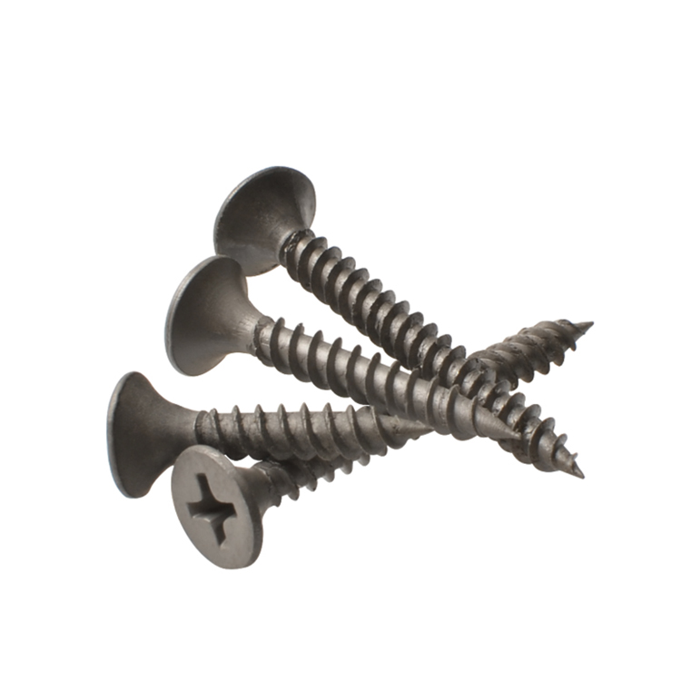 Black Gray Phosphated Bugle Head Gypsum Board Screw Coarse Thread Tornillos Drywall Screw For Drywall