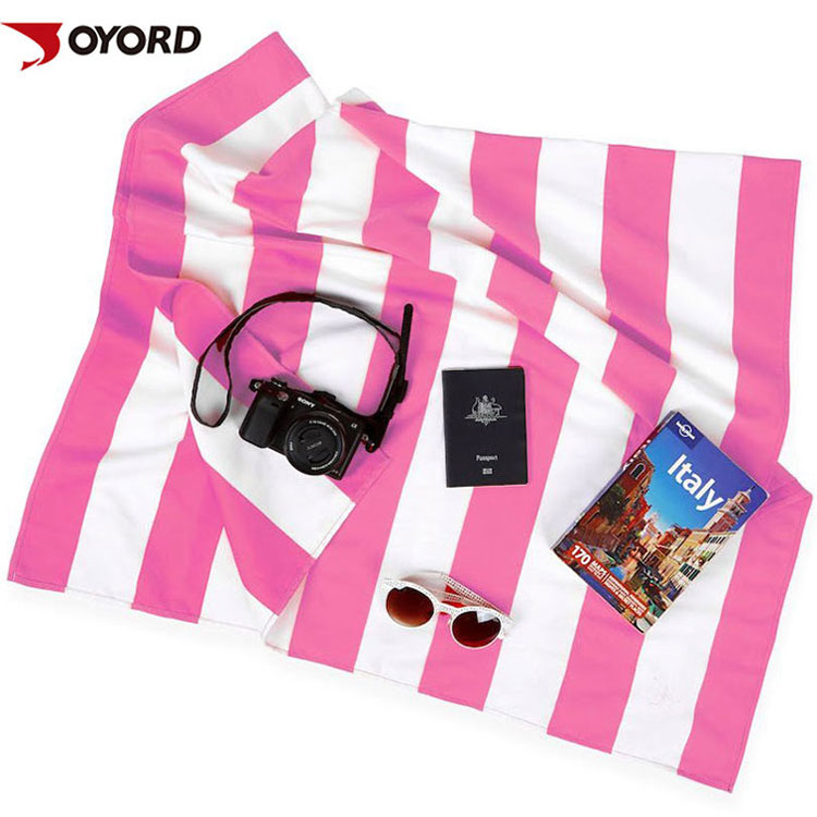 Printed Sublimated Beach Towels Environmental Friendly Antibacterial Fashion Style
