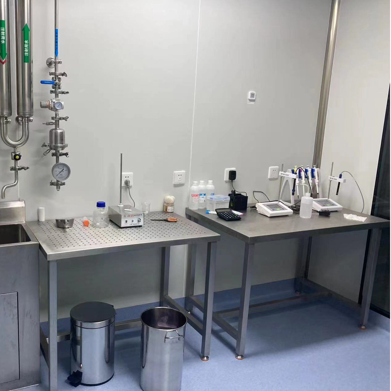 Cleanroom Environments Custom Stainless Steel Table Cleanroom Furniture Corrosion Resistant