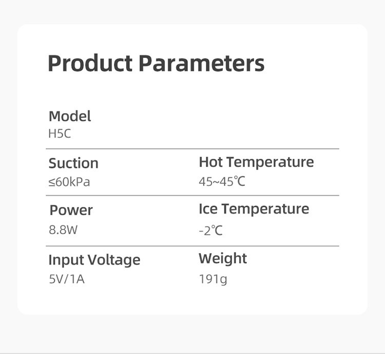 Hot Ice Switch 8.8W Acne Remover 60kPa Vacuum Suction Beauty Device