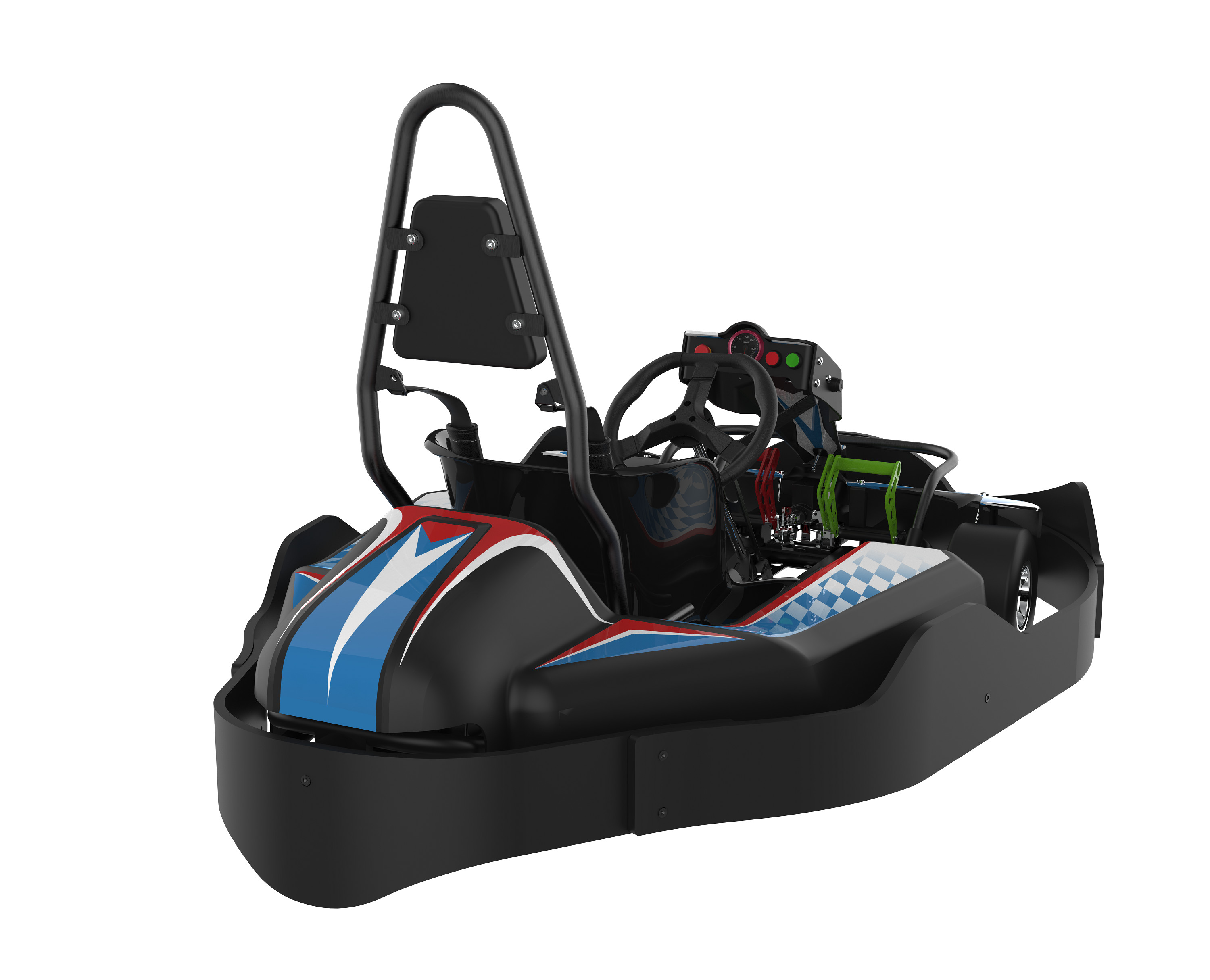 1000W Childs Go Cart With Ergonomic Steering Wheel