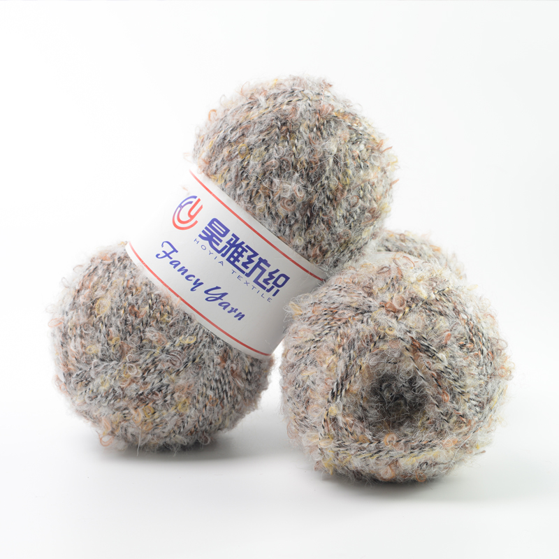 Blended Acrylic Polyester Recycled Yarn For Dyed Knitting Fabric