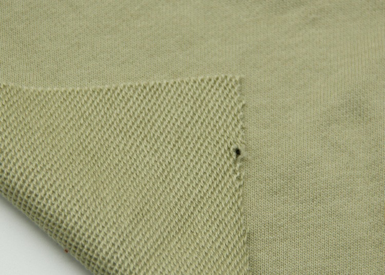 stock 32s hoodie fabric CVC fish scale stretch knitted small wool ring fabric leisure sports suit fabric