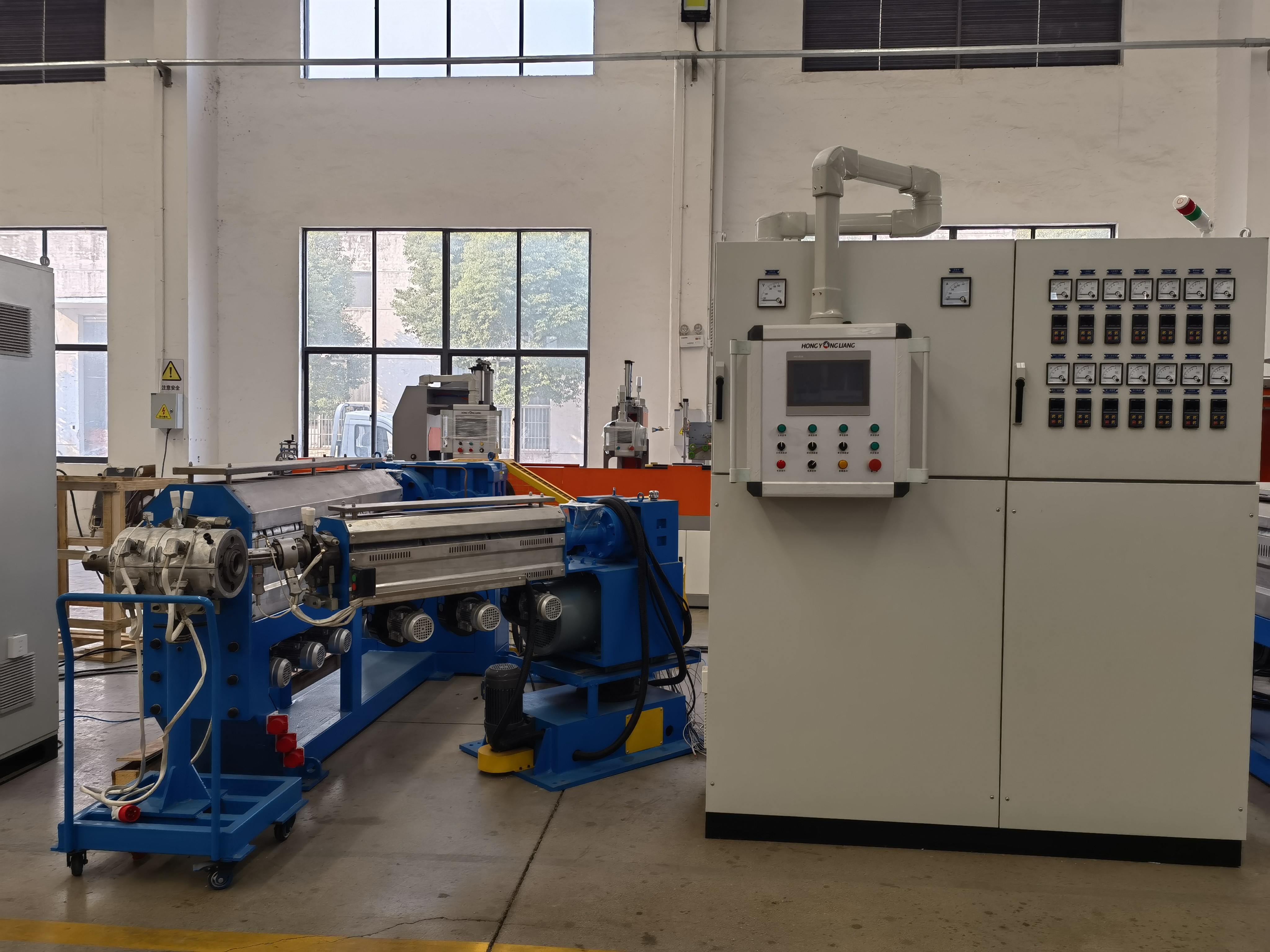 120mm cable extruder extrusion machine with boosted productivity