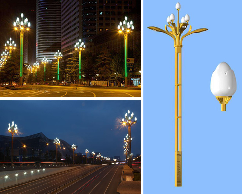 240W Outdoor Led Yard Pole Lights Parking Lot 3000K-6500K high pole led lamp
