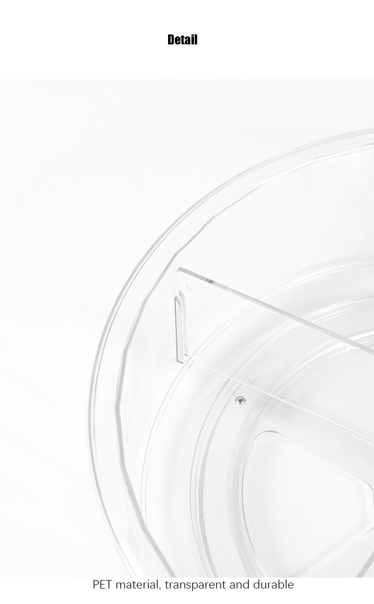 Transparent PET Multi-Function Rotating Storage Organizing Boxes Plastic on Sale