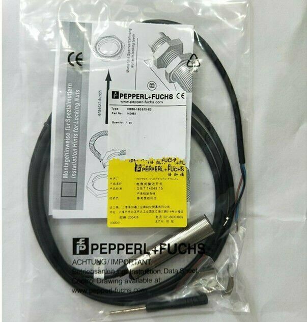 PEPPERL FUCHS 8 Mm Flush Capacitive Sensor CBB8-18GS75-E2 for Precise Detection