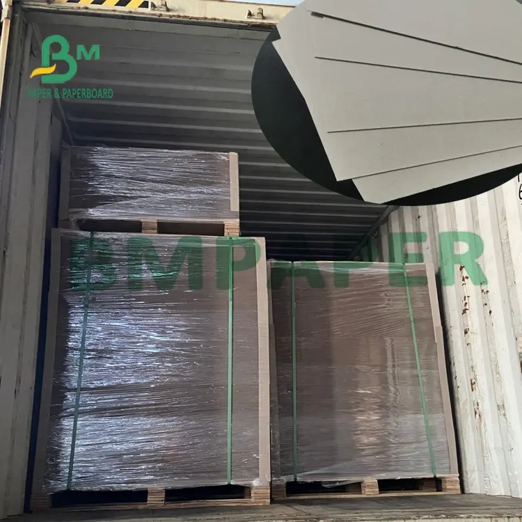 3mm 3000micron Rigid Grey Card Board Smooth Surface Craft Card For Packaging